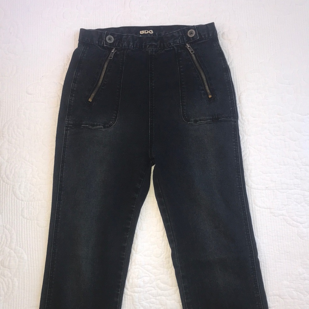 URBAN OUTFITTERS wide leg black jeans